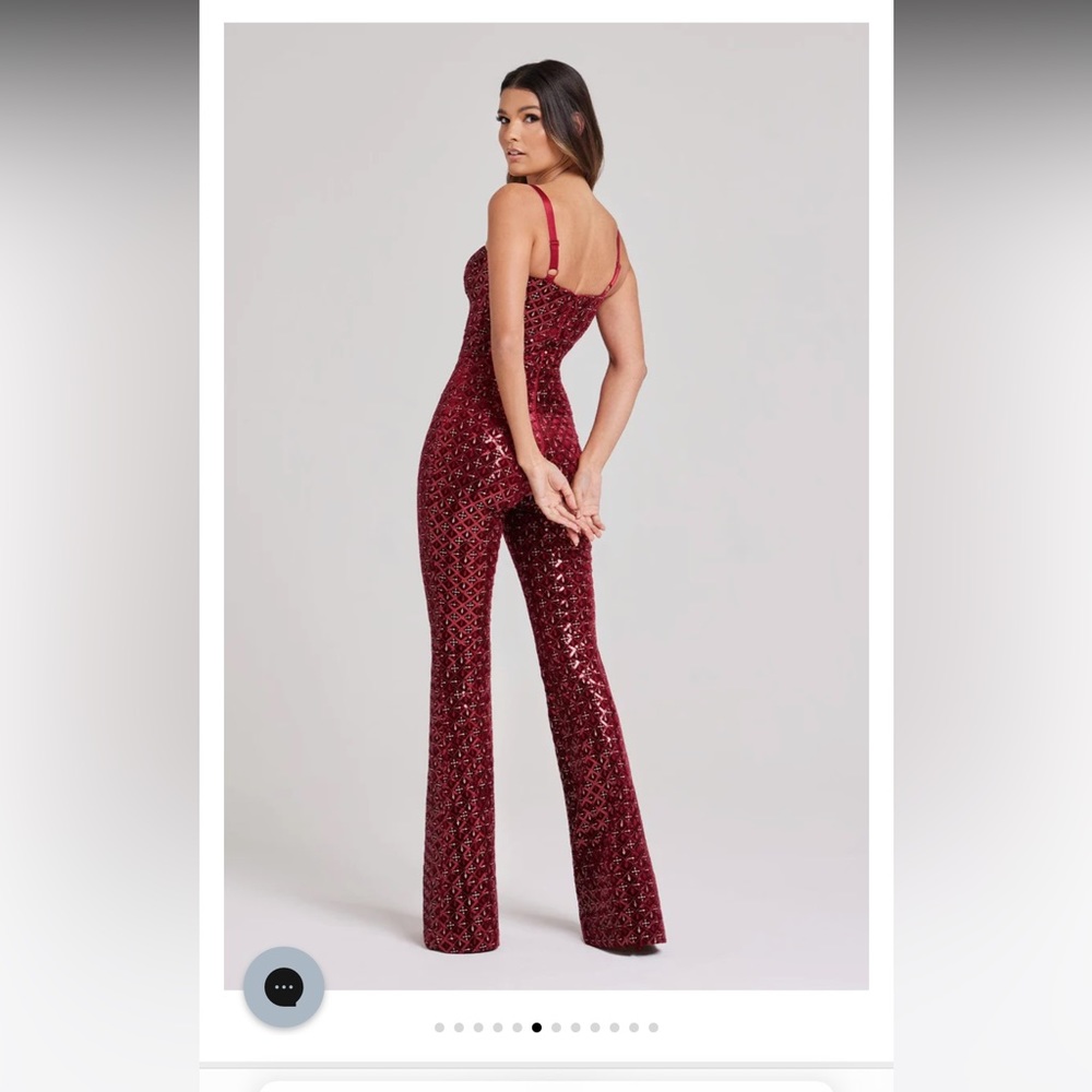HAILEY RED JUMPSUIT